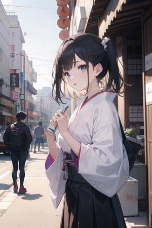 teenager in a Japanese city
