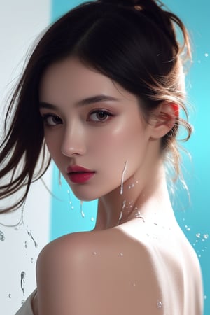 masterpiece, best quality, (extremely detailed CG unity 8k wallpaper, masterpiece, best quality, ultra-detailed, best shadow), (detailed background), (beautiful detailed face, beautiful detailed eyes), High contrast, (best illumination, an extremely delicate and beautiful),1girl,((colourful paint splashes on transparent background, dulux,)), ((caustic)), dynamic angle,beautiful detailed glow,full body,Young beauty spirit 