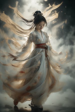 (RAW, Masterpiece, Best Quality, Photorealistic, HD, 8K), 1girl, 21 years old, black hair, long hair, hair blowing in the wind, traditional Chinese hairstyle, Jin Yong martial arts, solo, hair accessories, pink lips. Long eyelashes, correct human body structure, standard female figure, thin, fairy temperament, (light blue thin and transparent clothes:1.2), bellyband, (naked:1.4), perfect of pussy, loose hair, very bright big eyes, fine hair, large pores , medium breasts, navel, ponytail, arms, outdoors, Chinese sword, ancient city street with pedestrians, bun, holding weapon, uncensored, single bun, arms extended, realistic, waterfall, girl swinging sword, martial arts moves, sword fighting moves, jumping , lunge, stand independently, movements clearly visible. Large wide angle lens, movie lens, real photo, Chinese landscape painting scenery, blurred background. Full body photos, chinkstyle, ink painting,jianxian,( see_through light blue skirt:1.2),xuer extravagant gown,Koi,xuer martial arts,xuer Lotus leaf. (nipples:1.5, (pussy:1.5), xianjing hanfu crane,cloud smoke