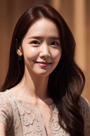 Lim Yoon Ah, kpop makeup, Korean,baby face,high nose, He looks out from under the brow, tall, slender, black hair, yoona crooked legs, yoona protruding forehead, (yoona straight low eyebrows), almond-shaped narrow yoona eyes, dark brown pupils, left eye narrower than right, high yoona cheeks, upturned long  asian nose, thin yoona lips, shy smile, The corners of the lips are deep, dimples on yoona cheeks, high yoona jaw, blunt yoona chin, selfie,a full body shot,lora:IcfgirlLora_v40:1,Beauty,photorealistic,Cutest baby ,sugar_rune