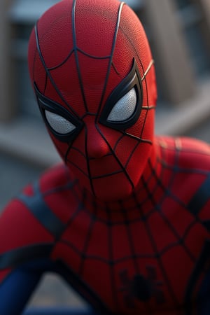 (photorealistic), masterpiece: 1.5, beautiful lighting, best quality, beautiful lighting, realistic and natural image, intricate details, all in sharp focus, perfect focus, photography, masterpiece, meticulous nuances, supreme resolution, 32K, ultra-sharp, spiderman, 1 boy, wallpaper