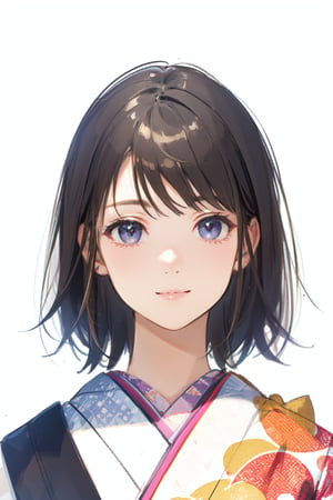 masterpiece, Hamabe Minami
1girl, beautiful face, looking at viewer,
kimono, simple background