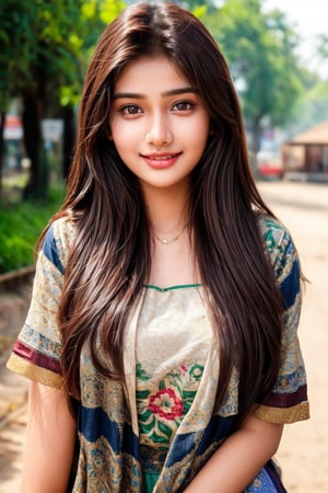 beautiful cute young attractive indian teenage girl, village girl, 22 years old, cute,  Instagram model, long brownish hair, warm, indian, large brown eyes
Smiling, walking like a dog
Ultra-detailed and realistic 
,kristinapimenova