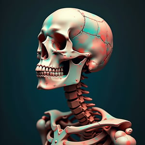 SKELETON, ,ancient,mysterious,(masterpiece,detailed, best quality), dark fantasy, Clean lines,geometric shapes,pastel, dramatic lighting, 