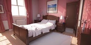 bedroom, indoor, pov shot, [3D:7], [pop art:2], masterpiece, best quality, highres, newest, very aesthetic, General