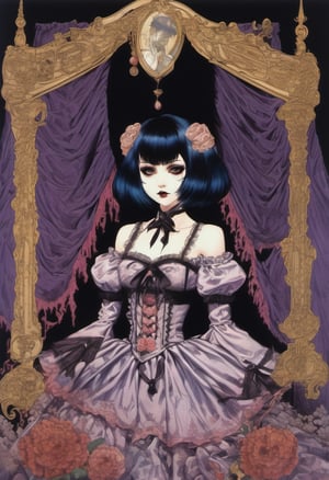 Suehiro Maruo, full color, Japan Underground, Sideshow tent, Marionette, Gothic Lolita, Gothic Horror