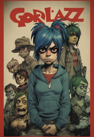 score_9, source_Poster, (?!-frame comic) Persuade by jamie christopher hewlett (Gorillaz), All Color
