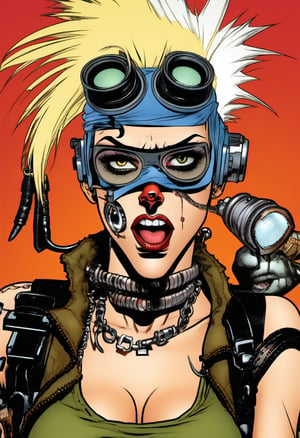 (?!-Panel Comic) Tortured by Heinz Edelmann (tank girl), Art Station, Bande Dessinée story transcription, full color,vector,APEX colourful ,Movie Poster,DonMD34thKn1gh7XL,MoviePosterAF