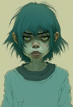score_9, source_Poster, (?!-frame comic) Tortured by jamie christopher hewlett (Gorillaz), All Color