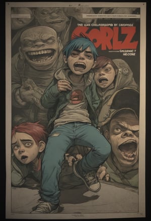 score_9, source_Poster, (?!-frame comic) Kidnapping by jamie christopher hewlett (Gorillaz), All Color