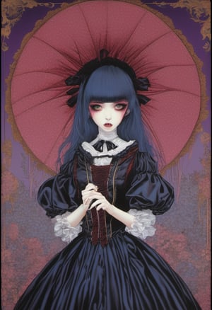 Suehiro Maruo, full color, Japan Underground, Sideshow tent, Marionette, Gothic Lolita, Gothic Horror