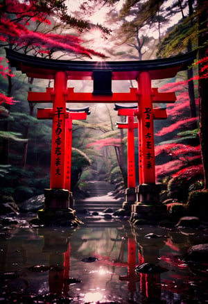 The mystical Japanese torii gates that continue forever