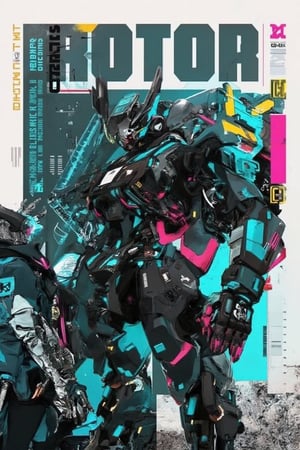 character aesthetic,modern digital illustration,concept art aesthetic,cyberpunk anime concept and aesthetic,anime styles and aesthetics, A young boy in a exocyber suit,who is a mechanical robot pilot,ready to walk into his robot,the robot is wll equiped with hitech gear and accessories,ready to join a battlefield.hyper detailed.,MYtypography,typography,art and style