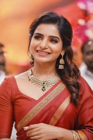  Cute smile Beautiful  Queen 👑 Fantasy Realistic Infinity ♾️  AI Samantha Ruth Prabhu