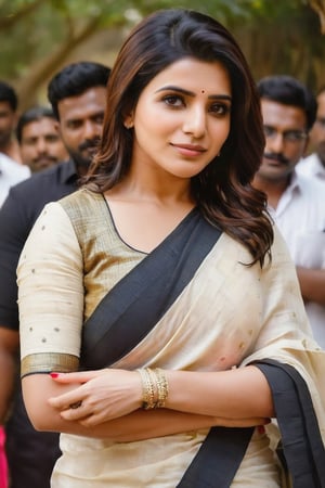 Samantha Ruth Prabhu Celebrity Cute Beautiful Saree Traditional Queen Aesthetic Realistic Infinity ♾️ Fantasy AI Samantha Ruth Prabhu Instagram model, long black_hair, colorful hair, warm, dacing,  indian,Young beauty spirit,shoot.  full photo, full length,  
, top to bottom,
,Future girl,Samantha Ruth Prabhu,18+,SamanthaRuthPrabhu