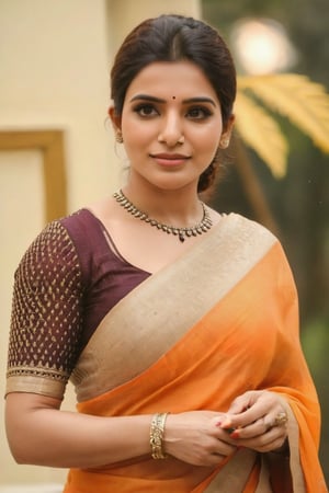 Utkarsh Kate Cute Beautiful, Realistic, Fantasy, Ai, cute, Beautiful, Saree Traditional Queen , Aesthetic Of Samantha Ruth Prabhu 