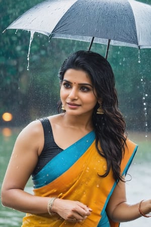 Wet saree in rain in Chemistry ⚗️ 🧪 lab🧪 🧫 Cute Beautiful Saree Traditional Queen Aesthetic Realistic Fantasy AI Samantha Ruth Prabhu Instagram model, long black_hair, colorful hair, warm, dacing,  indian,Young beauty spirit,shoot.  full photo, full length,  
, top to bottom,
,Future girl,Samantha Ruth Prabhu,18+,SamanthaRuthPrabhu