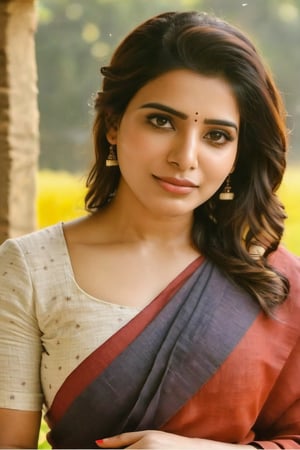 Samantha Ruth Prabhu  as a village girl 😜 🥰 😘 