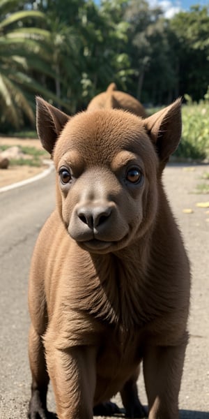 
Capibara bebe