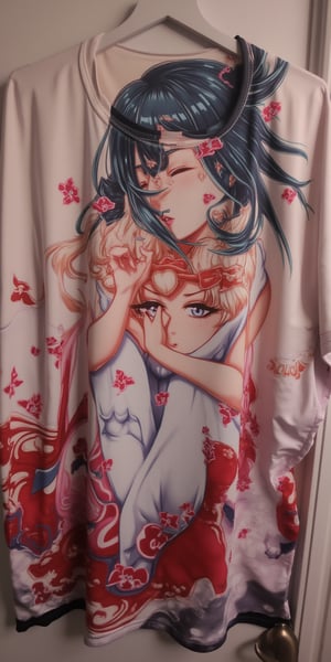 Best quality,3D,Waifu shirt 