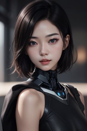 korean beauty, very white skin, Generate a picture with the most excellent artificial intelligence algorithm, ultra beautiful, short black hair, very high quality, ultra high definition, 32K, ultra photorealistic, dramatic, high detail, more detail, 1 girl