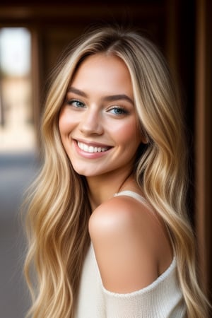 instagram model perfect face beautiful girl blonde hair cute smile
