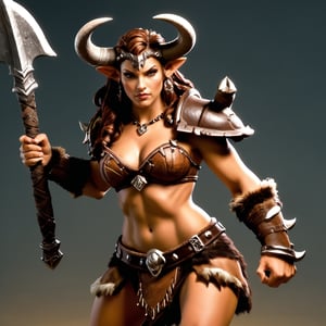 Minotaur, female, Barbarian