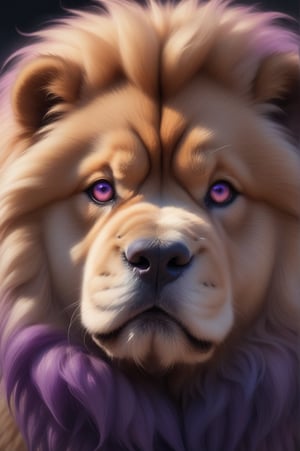 Chow-chow breed, Luxurious lion's mane, a slightly frowning expression on the muzzle and a purple tongue, Blue oval eyes of medium size, the pupil is clearly visible, a red dog with its tongue hanging out . a lot of wool, 4 paws, close-up
Cute , farm, , freedom, soul, digital illustration, approaching perfection, dynamic, highly detailed, watercolor painting, artstation, concept art, sharp focus, in the style of artists like Russ Mills, Sakimichan, Wlop, Loish, Artgerm, Darek Zabrocki, and Jean-Baptiste Monge