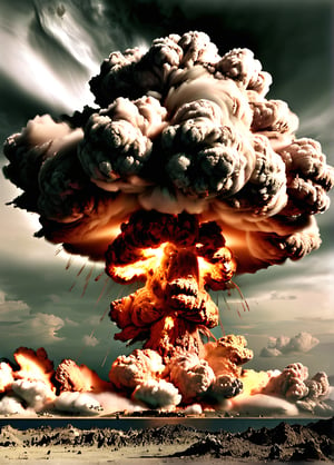 atomic bomb explosion, abocalyptic endzeit  ral-apoctvisn