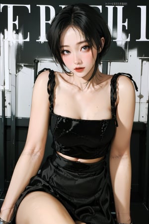 1girl, looking at viewer, thigh up body, kpop idol, styled outfit, on stage, professional lighting, different hairstyle, coloful, magazine cover, best quality, masterpiece,johyun,kmiu,bodyconc,ruanyi0073,z1l4
