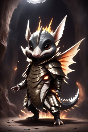 chibi, full body, armadillo animal, half body image,(Action Pose: 1.4), ((horror )), king of hell, highly detailed clothes, ((in dark hell)), large devil's wings , big body, ray tracing, with eerie white light penetrating and gradient shadows , (magic mysterious background, glowing particles, ethereal fog, faint darkness), hyper realistic cover photo awesome full color,chibi style,3d style,cyborg style