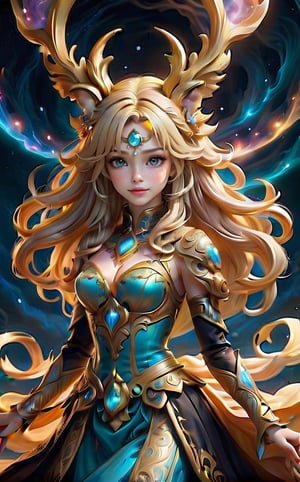 Ultra-realistic, extreme sports photography and movie style. In the center of the picture, there is a space-time wormhole swirling with colorful plasma gas and light. A beautiful nine-tailed golden fox (Eastern or Western) female princess crawled out of the wormhole. She has She has an oval face, long flowing golden wavy hair, and wears a lace princess dress embroidered with pure gold thread, featuring a petal shape and pure gold lace piping. She opened her mouth and extended her right hand to cry for help. High contrast, detailed features of faces. The details are rich and the resolution is extremely high, showing photographic realism, delicate textures, and trillions of repeated exposures.