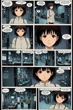 
[a comic book style comic strip for Cyberspace Serial Experiments Lain Eiri Masami Cyberspace character and a comic strip , Bob Clampett comics, a comic book panel, underground comix, mutated : a comiket Cyberspace Serial Experiments Lain Eiri Masami Cyberspace serious smug nape back of neck perspective beautiful thin lips high collar thin dark brown eyebrows style of Marie Cardouat simple hoop earringsalso subtle jewelry to complete the lookalso :0.2]







































