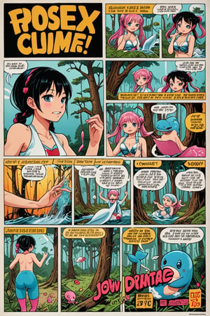 
[a comic book style poster  with a comic character and a hentai  character in the background, and a comic strip with a comic strip,  Bob Clampett   comics, a comic book panel, underground comix, mutated:I’m elated a comic book style poster with the words pow  dominates gooey white oil on chest a whale flying in the forest , dorky-chibi comedy-relief-character with kneesocks smallnude-illustration by  Joseph Barbera      by Year 24 Group with twin braids pink hair  hatsune miku  seductive nasty Branch dark exposed big breasts5 a thin girl with pink hair   , pictures separated by borders  sunlight in the window CULTURE Jurchen :0.2]
































