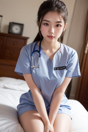 A beautiful 20 year old Vietnamese nurse is at home alone when a pervert approaches her with hypnotized eyes.