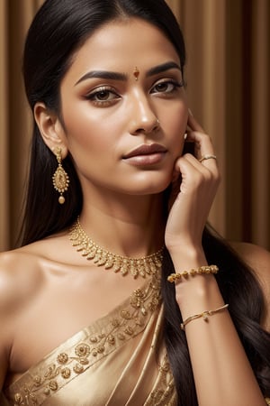 A beautiful chic women, matte makeup, black hair, sad pose, coloured_indian_dress, full_body, new_poses, face_body_detailer, photorealistic, Extremely_Realistic,(PnMakeEnh),
masterpiece, high quality realistic, aesthetic photo, pore and detailed, intricate detailed, graceful and beautiful textures, RAW photo, 16K, change location everytime, indian_dressed_change, location_change, detailed_background, extra_detailer