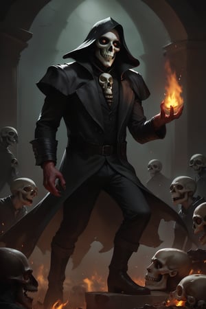 score_9, score_8_up, score_7_up, masterpiece, 8k, photorealistic, sfw, 1male, plague doctor, DonMN1gh7XL,DonMD34thM4g1c4tt1r3XL,HellAI,fire,skull,monster,demon