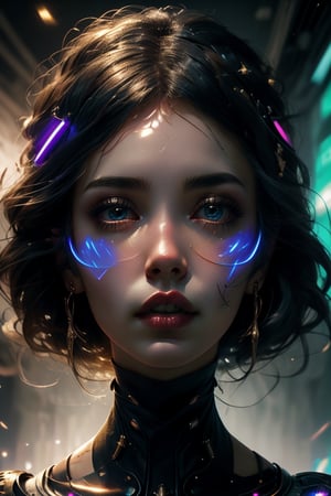 score_9, score_8_up, score_7_up, Girl, close-up, elegant, thoughtful, cyberpunk, gothic,Detailedface,scandal mami,1 girl