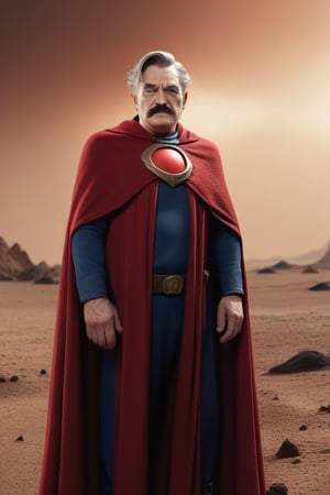 villain, ugly, cape, man, old, mustache, death, destruction, sadness, evil, mars,