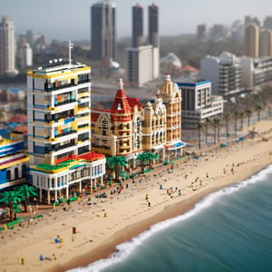 Durban beachfront, lego,