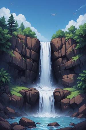 triple waterfall