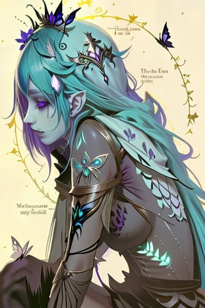 dark, magical, glade, night, pale skin, fairy:2.0, angry:1.3, sad:1.2, fae, fairy silver jelwery, moth wings, fairy crown, glowing tattoo, rogue cloth with hood up, dagger, glitter, purple details, fairies surrounding, fairy dust, fantasy character, rpg character, intense, dnd, rogue, masterpiece, best illustration, best shadows, shiny, best quality, colorful, detailed:2.0
