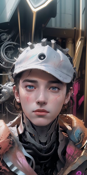 (portrait by Carne Griffiths, Conrad Roset), beautiful mechanical anime boy , android humanoid, 3D anime boy, Mechanical blend of flesh , Full HD render + immense detail + dramatic lighting + well lit + fine | ultra - detailed realism, full body art, lighting, high - quality, engraved | highly detailed | digital painting, concept art, smooth, sharp focus, Nostalgic, concept art.