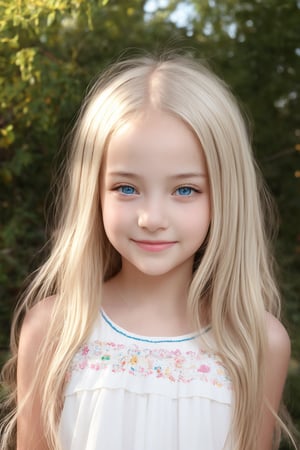 High detaild images sharpness, beautiful face, masterpiece, 8k, HDR, hyperrealistic, Masterpiece, photorealistic, RAW photo, best quality, (sharp:1),high-resolution photograph, Full body view of  11 yo little tween girl, tween girl, white hair, smiling face, blue eyes, blush, blushed, blushing, pale white skin,slender girl, beautiful face, masterpiece, 8k, HDR, hyperrealistic, beautiful face, perfect body, happy, smile, fun, childish hippie wear, wearing only a Hippie dress, smile, petite, lolicon, cute, sweet, pov, stunning use of shadows, in the syle of crisp lines and forms, UHD, shot on a Sony A7III --ar 1:2 --style raw --stylize 250,csr style,High detaild images sharpness, beautiful face, masterpiece, 8k, HDR, hyperrealistic,  photorealistic, RAW photo, best quality,tween girl body by David Dubnitskiy,Detailedface