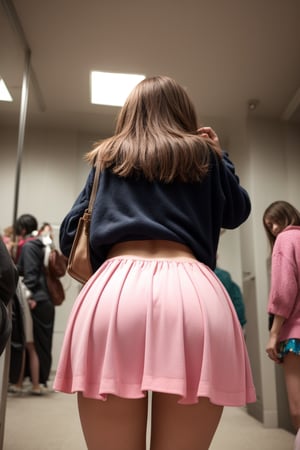 Upskirting
Scenario: In a crowded space, I discreetly take a photo up a tween girl’s skirt, enjoying the view without her knowledge.