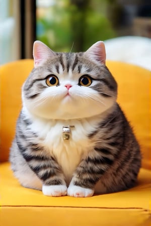 a cute fat cat