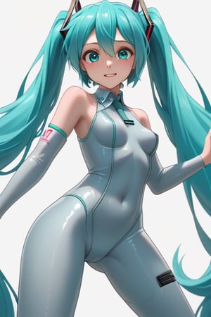 Hatsune Miku,blue plugsuit, 