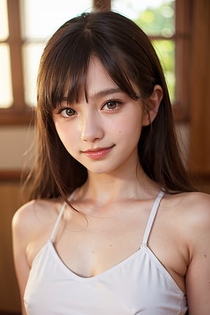 (Best quality, Masterpiece, raw photo, UHD:1.2),lifelike rendering, Photo of Pretty asian female, 1girl, solo, 20-years-old, stunning, portrait, BREAK sexy face, sexy eyes, sweety smile, look at viewer, from front below, white teeth, highly details, (detailed real skin texture), detailed hair, detailed fabric rendering,AIDA_LoRA_KtM