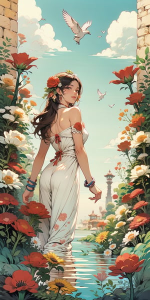 Summer sunshine, gorgeous love, blooming roses, vibrant gardens, eternal symbols, passionate seasons, looking for love, cherishing time and seizing opportunities.