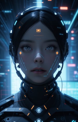 futuristic, mechanical, high tech, black and white grey, metallic, streamlined, complex structure, intricate details, geometric shapes, neon colors, electronic sounds, digital elements, abstract graphics, web, data interaction, virtual reality (skin glow), (highly detailed skin with visible pores), (luxurious decoration: 1.2), (colored eyes: 1.3), pretty. beautiful face. masterpiece, (((((best work of art))))), award winning work, award winning piece, intricate details, attention to detail, futuristic city, full body, futuristic cyber model, cinematic effects, cinematic feeling, surrealism, award winning portrait, realistic design for photo quality, (ultra high resolution, highest quality, reality), complex composition, jiyon,Jiyoung